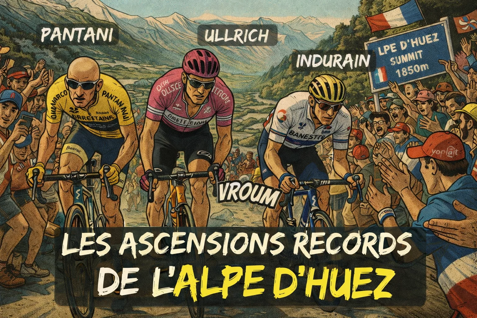 Les performances records de l&rsquo;Alpe d&rsquo;Huez