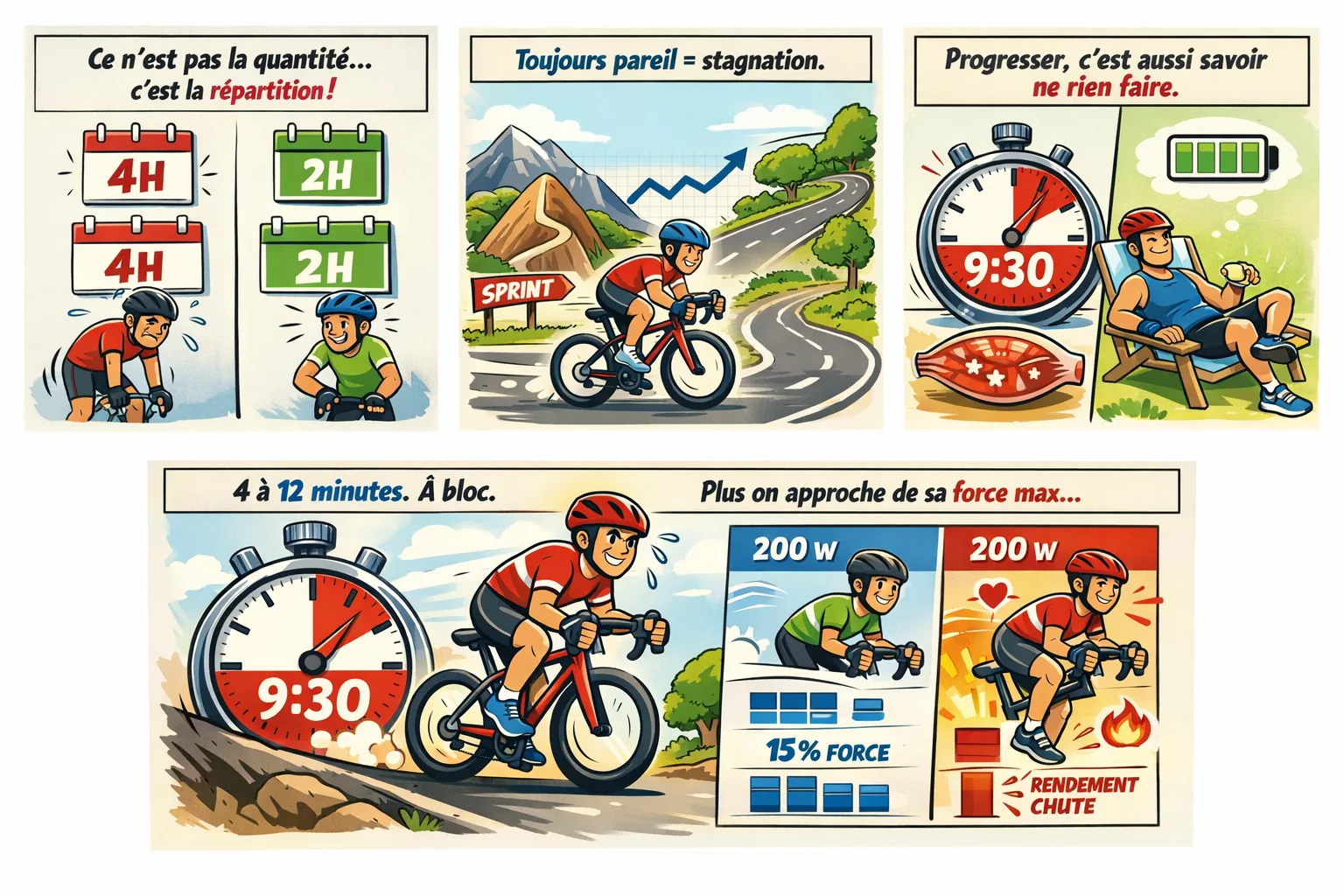 5 astuces simples et fondamentales de l&rsquo;entrainement aérobie
