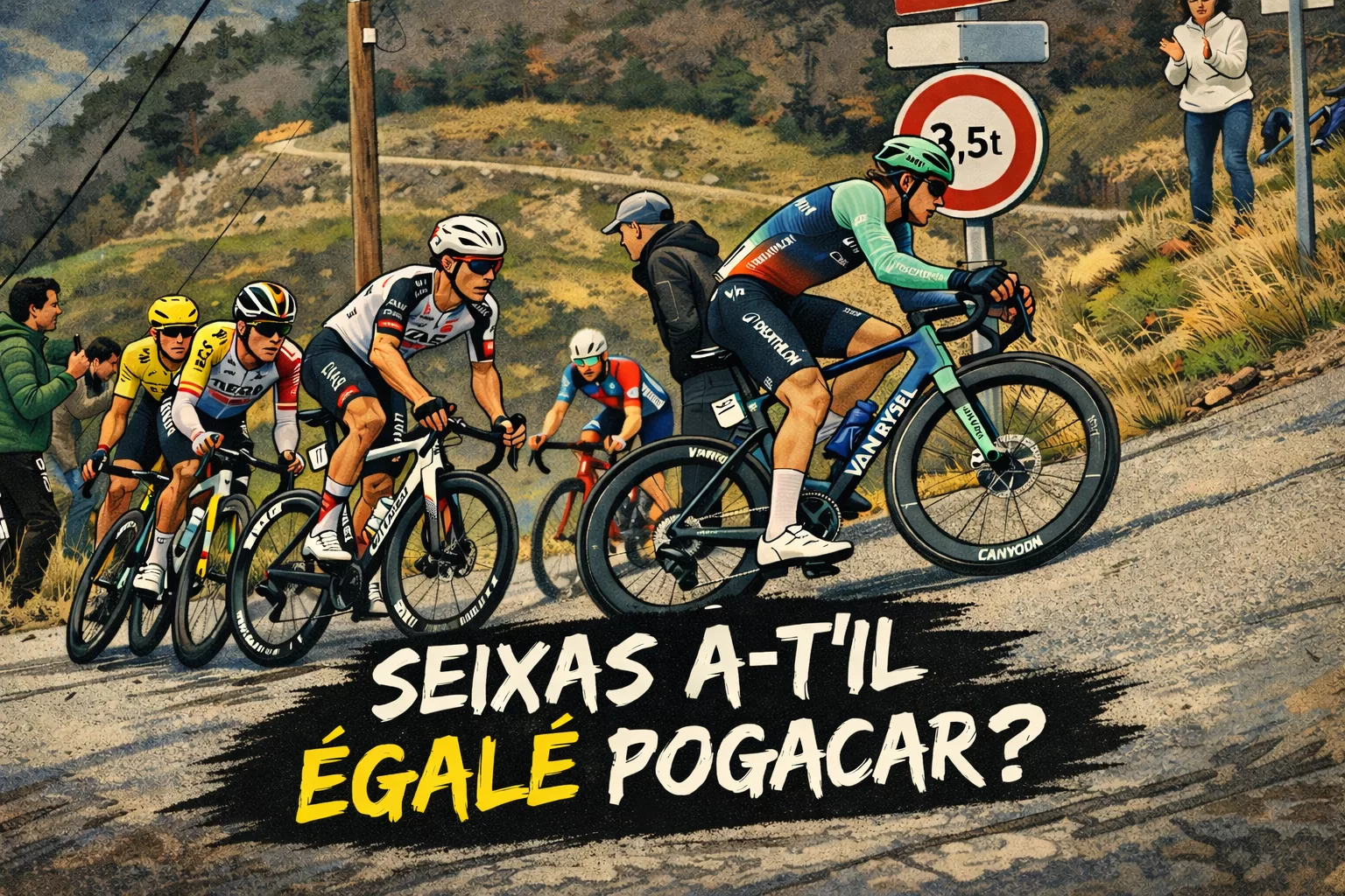 Paul Seixas à t&rsquo;il fait jeu égal avec Pogacar sur la Faun-Ardèche Classique ?